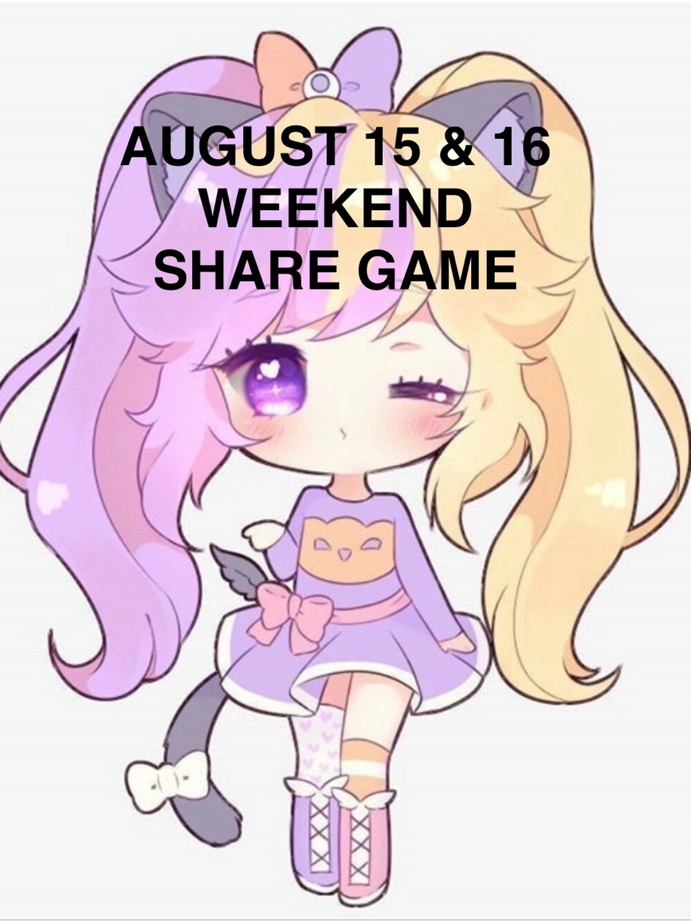8/15🌈Share w/ Color Weekend Share Game